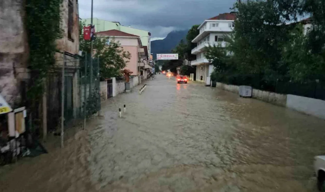Kastamonu’nun Cide ilçesinde şiddetli yağış sele neden oldu. Sel nedeniyle