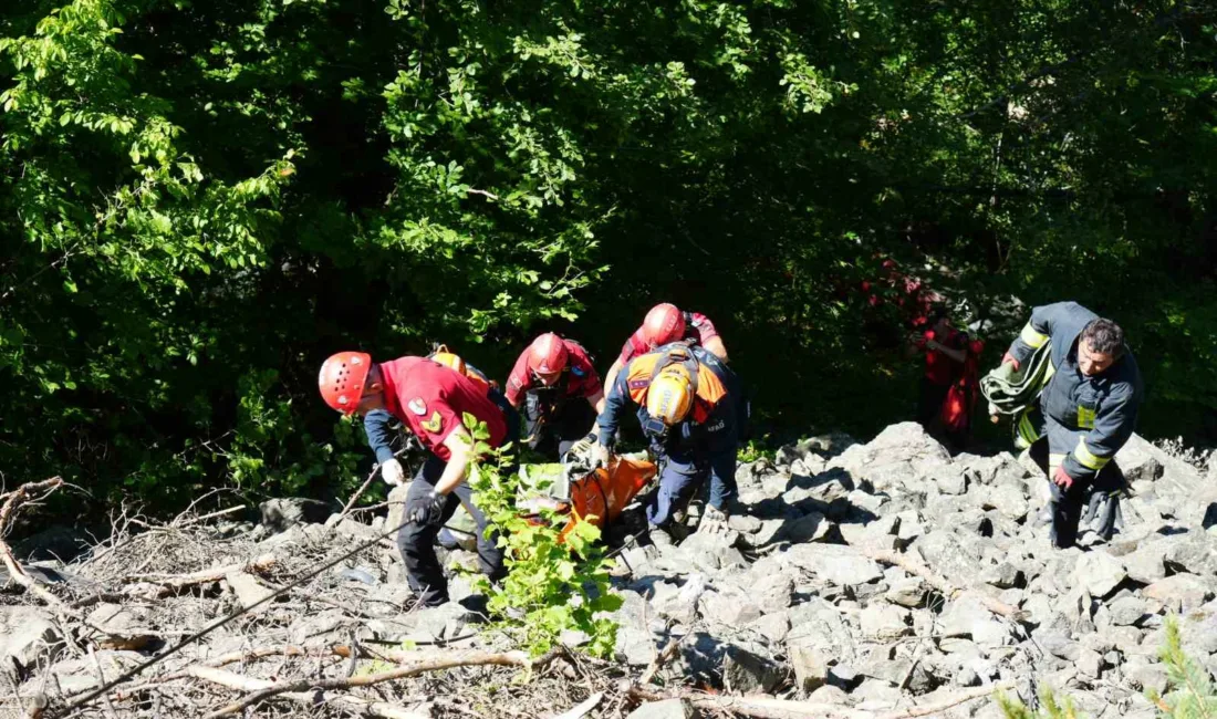 Kastamonu’da kendilerinden haber alınamayan iki arkadaş, yaklaşık 75 metre yüksekten
