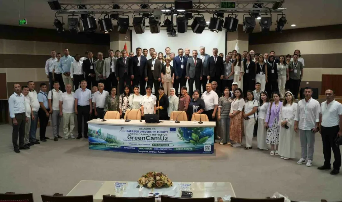 Karabük Üniversitesi(KBÜ), Erasmus+ GreenCamUz Projesi kapsamında düzenlenen İkinci Uluslararası Eğitim