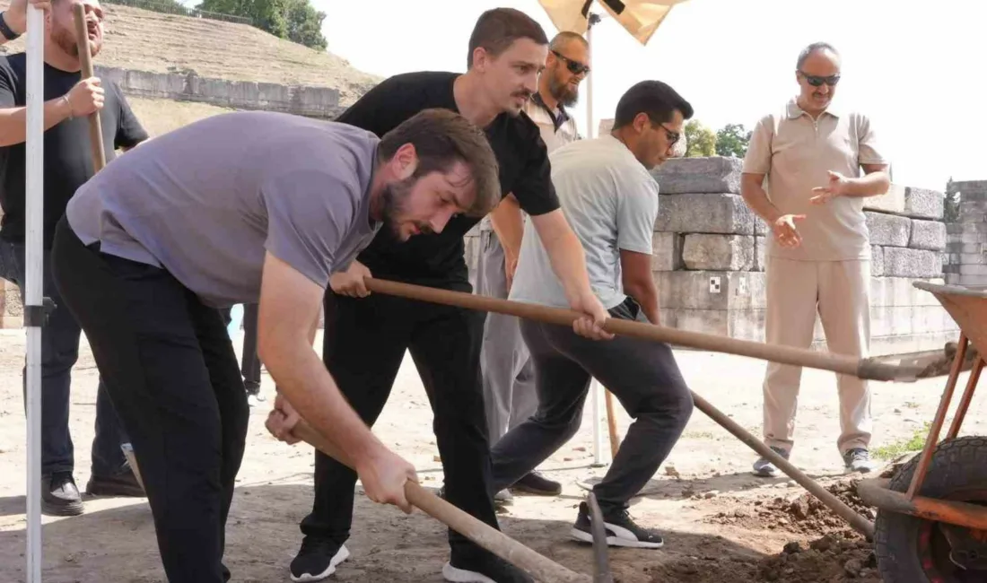 Düzce’nin önemli tarihi değerlerinden Konuralp Antik Kenti’nde yaklaşık 6 yıldır