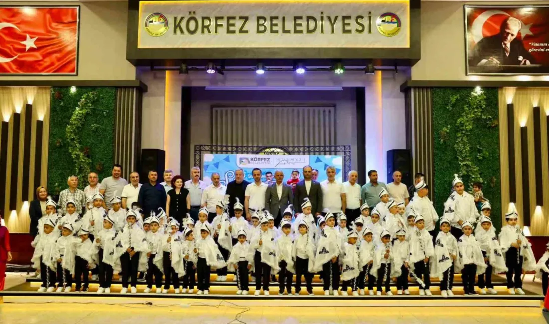 Körfez’de organize edilen geleneksel sünnet şöleninde 62 çocuk için etkinlik