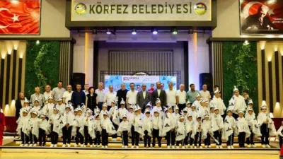 Körfez’de organize edilen geleneksel sünnet şöleninde 62 çocuk için etkinlik