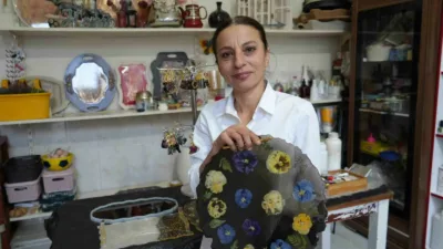 Pandemi döneminde İstanbul’da çalıştığı fabrikanın kapanmasıyla eşiyle birlikte Kastamonu’nun Tosya