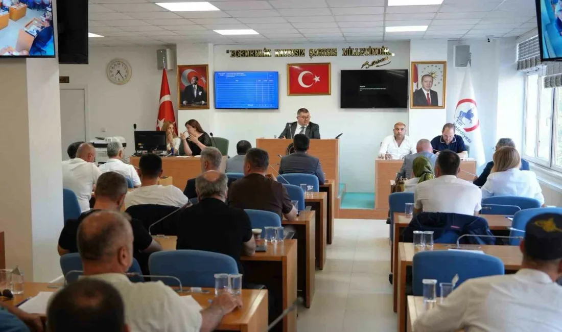 Düzce Belediye Meclisi, temmuz ayı olağan toplantısının birinci birleşimini gerçekleştirdi.