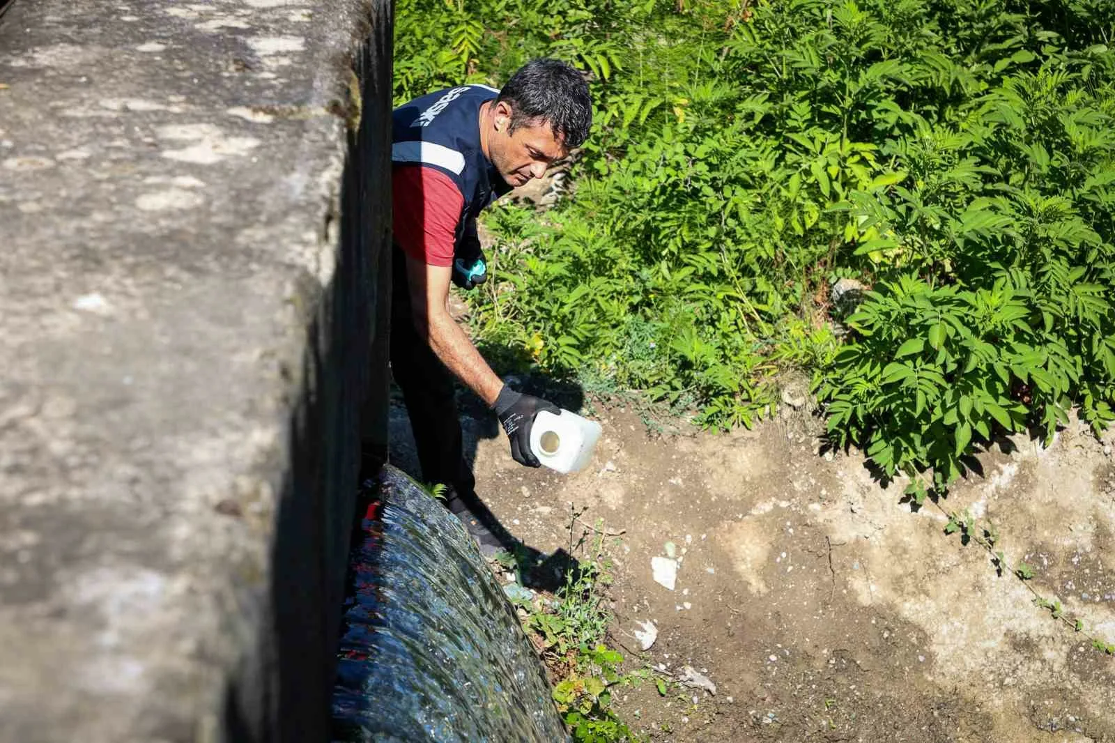 Sakarya’da Sapanca Gölü’ne alternatif kaynak olarak kullanılan Mollaköy Göleti’nden sağlanan