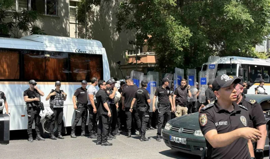 Ankara’da izinsiz şekilde eylem yapan NATO karşıtı bir grup gözaltına
