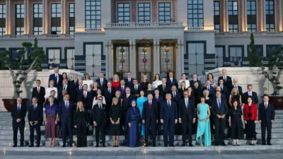 Cumhurbaşkanı Recep Tayyip Erdoğan ve eşi Emine Erdoğan, NATO Zirvesi