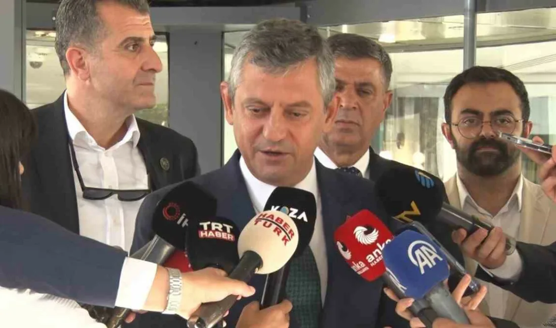 CHP Grup Başkanı Özgür Özel, “Partinin siyasi kuruluşunu milletimizle birlikte