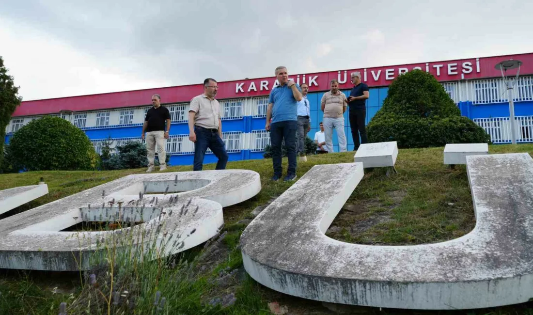 Karabük Üniversitesi (KBÜ) Rektörü Prof. Dr. Fatih Kırışık, Merkez Kampüs’te