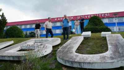Karabük Üniversitesi (KBÜ) Rektörü Prof. Dr. Fatih Kırışık, Merkez Kampüs’te