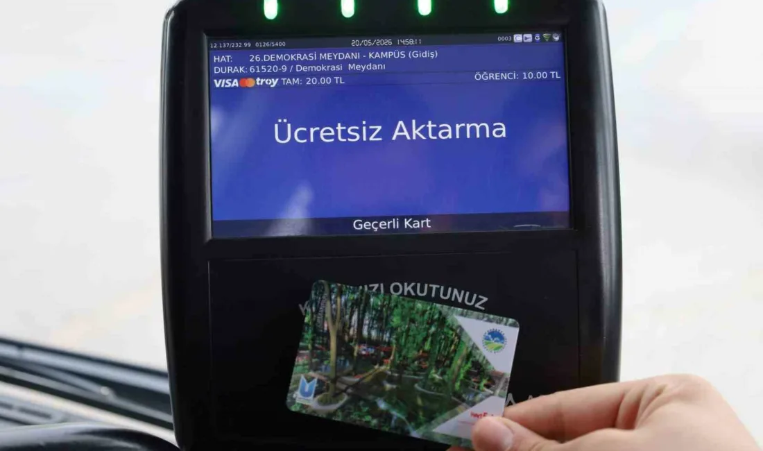 Sakarya Büyükşehir Belediyesi’nin toplu taşıma araçlarında uyguladığı “aktarma” ve “iki