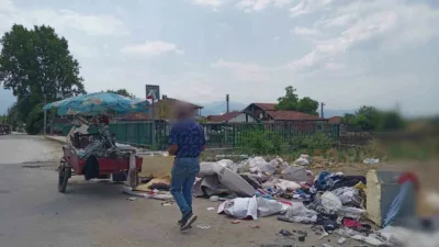 Düzce Belediyesi Zabıta Müdürlüğü ekipleri, Aziziye Mahallesi’nde çevreyi kirlettiği belirlenen