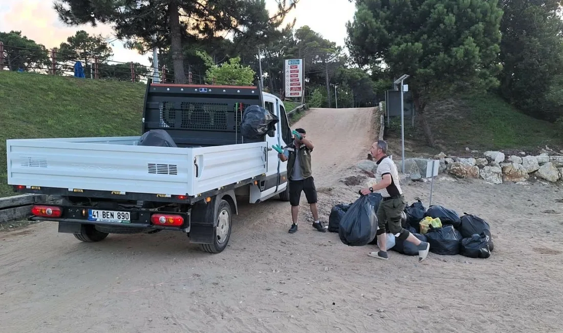 Kocaeli’nin Kandıra ilçesindeki sahillerde, deniz sezonunun başladığı 1 Haziran’dan itibaren