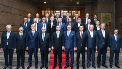 Türkiye Odalar ve Borsalar Birliği (TOBB) Başkanı Rifat Hisarcıklıoğlu ve