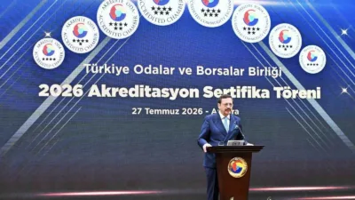 Türkiye Odalar ve Borsalar Birliği (TOBB) 2026 Akreditasyon Sertifika Töreni’nde