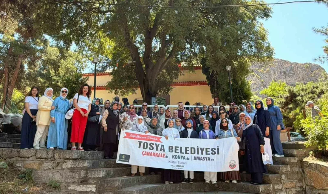 Tosya Belediyesi tarafından düzenlenen kültür turları kapsamında Amasya’yı ziyaret eden