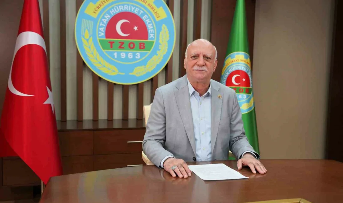 Türkiye Ziraat Odaları Birliği (TZOB) Genel Başkanı Şemsi Bayraktar, “Haziran
