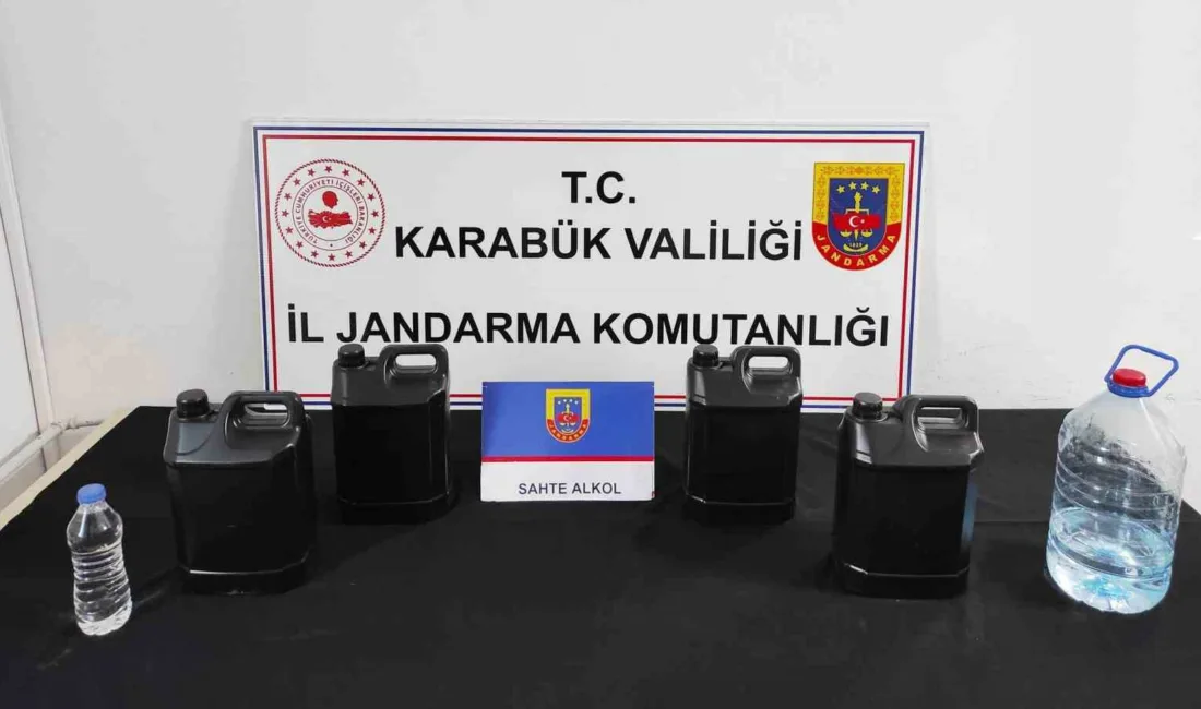 Karabük’te jandarma ekiplerince düzenlenen iki ayrı operasyonda 598 sentetik hapı