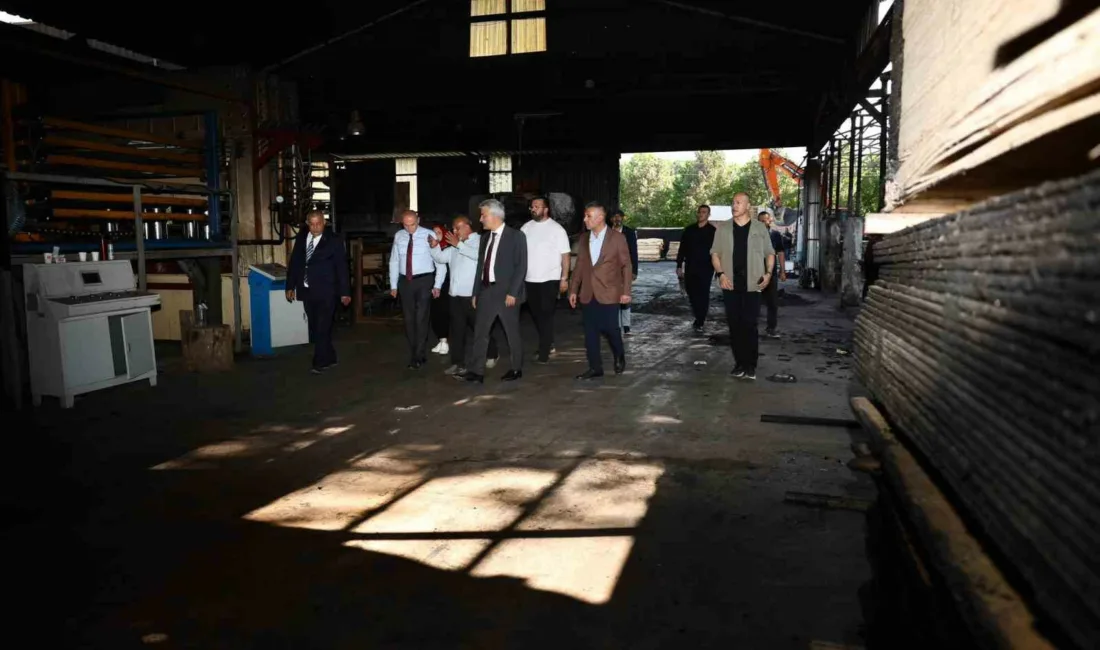 Düzce’de orman ürünleri fabrikasında meydana gelen yangın sonrasında Düzce protokolü,