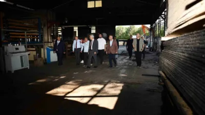 Düzce’de orman ürünleri fabrikasında meydana gelen yangın sonrasında Düzce protokolü,