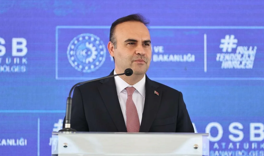 Sanayi ve Teknoloji Bakanı Mehmet Fatih Kacır, yapay zeka geliştiren