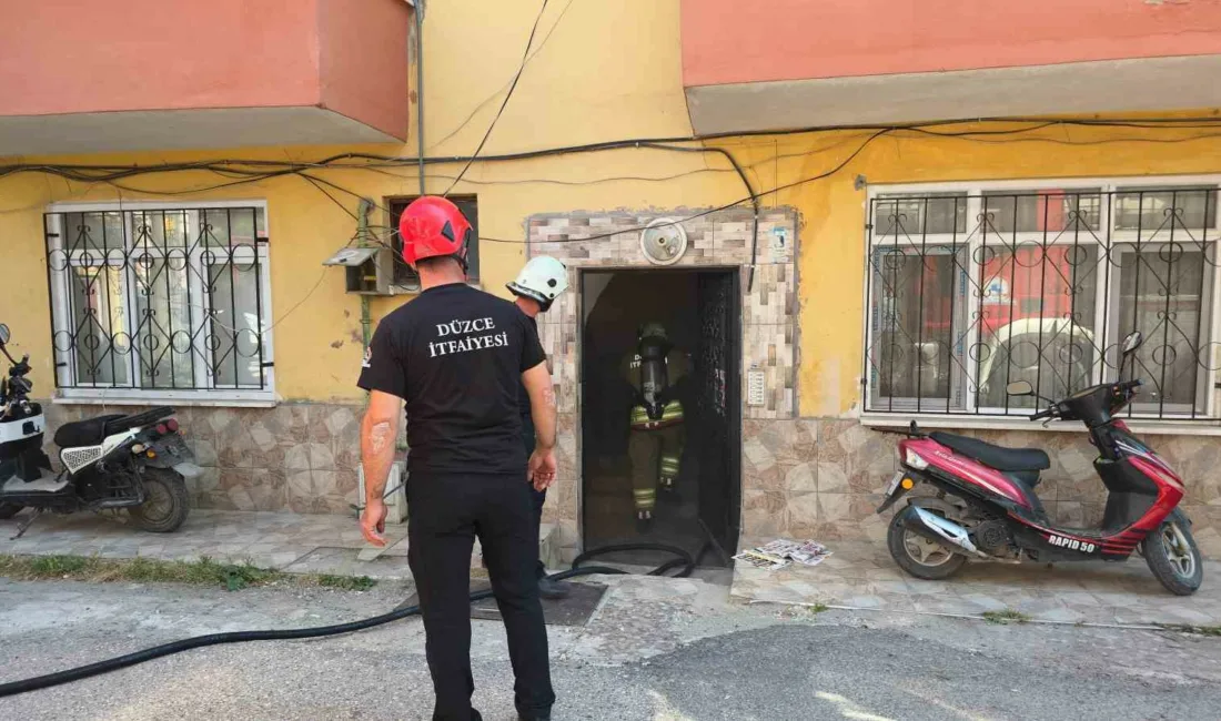 DÜZCE (İHA) – Düzce’de çocukların evcilik oynamak için fırına koydukları