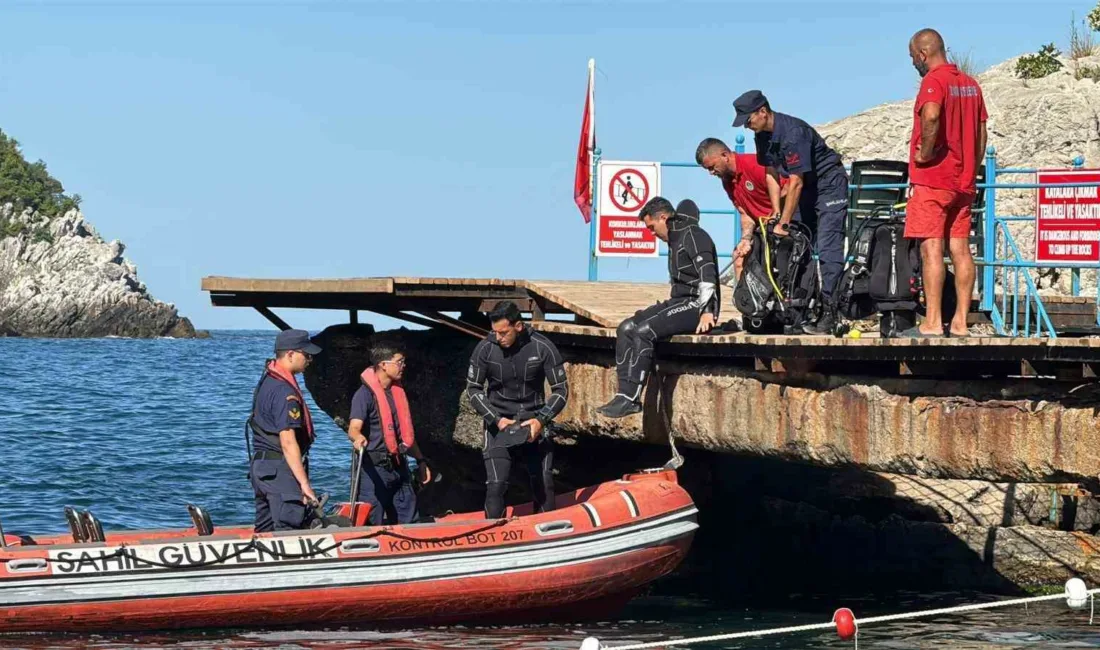 Zonguldak’ta denizde kaybolan şahsın cansız bedeni arama çalışmalarının ikinci gününde