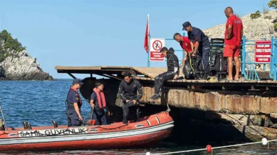 Zonguldak’ta denizde kaybolan şahsın cansız bedeni arama çalışmalarının ikinci gününde